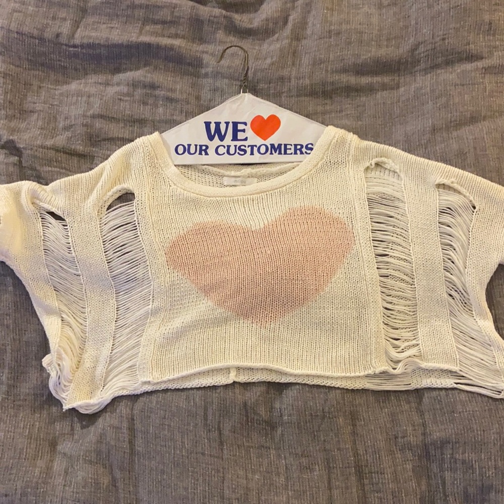 Never worn LF cropped sweater